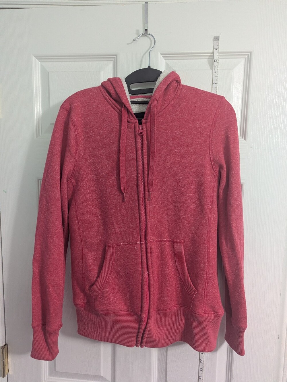 Kid's Red Full-Zip Hoodie